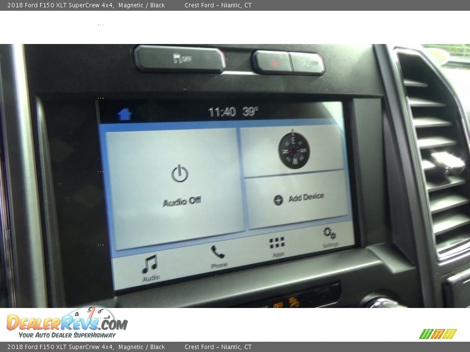 2018 Ford F150 XLT SuperCrew 4x4 Magnetic / Black Photo #14