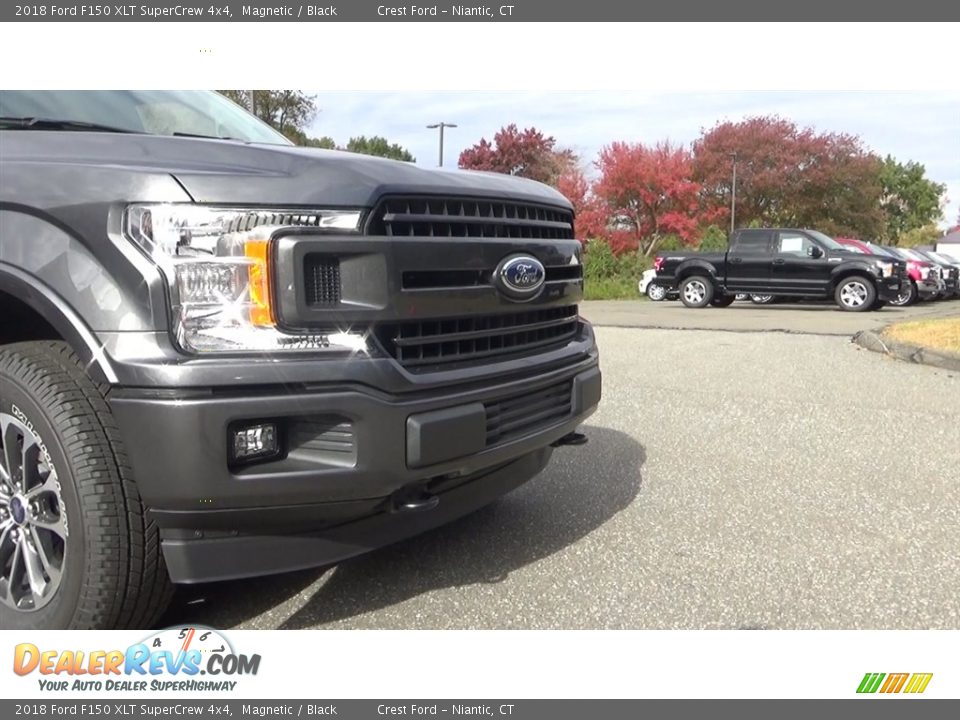 2018 Ford F150 XLT SuperCrew 4x4 Magnetic / Black Photo #28