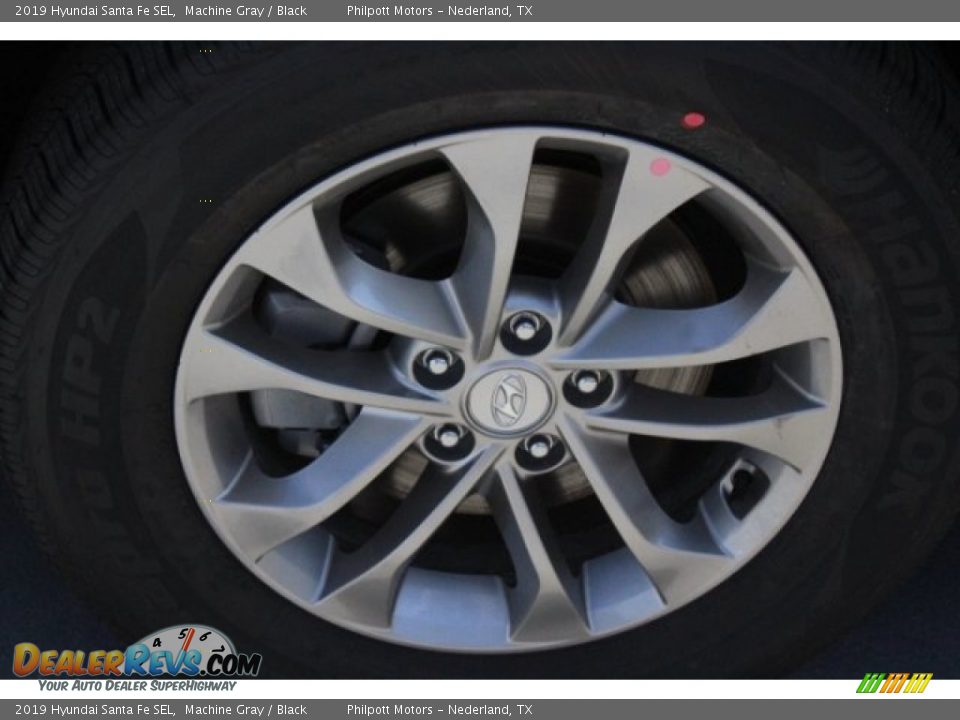 2019 Hyundai Santa Fe SEL Machine Gray / Black Photo #5