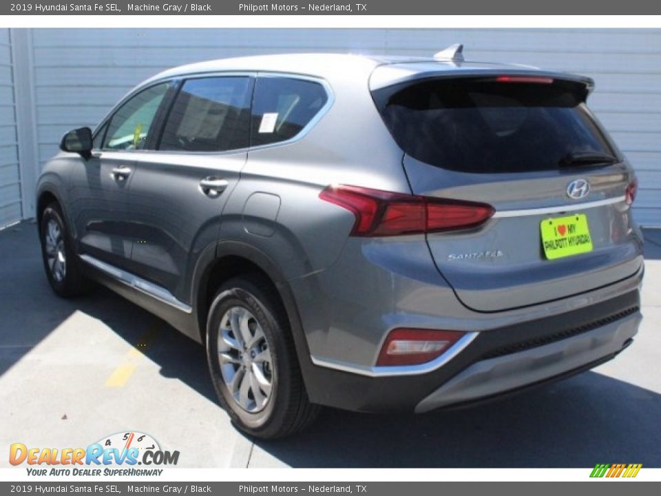 2019 Hyundai Santa Fe SEL Machine Gray / Black Photo #7