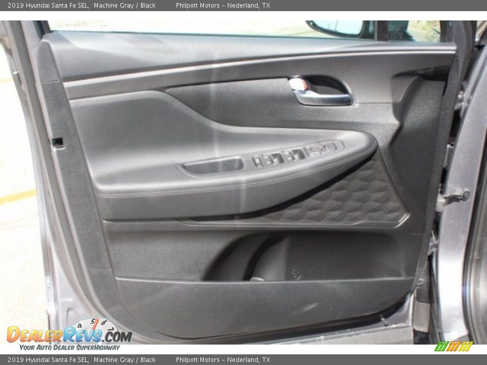 2019 Hyundai Santa Fe SEL Machine Gray / Black Photo #12