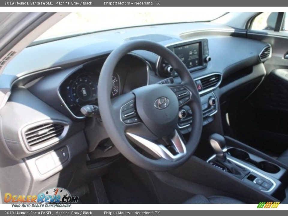 2019 Hyundai Santa Fe SEL Machine Gray / Black Photo #13