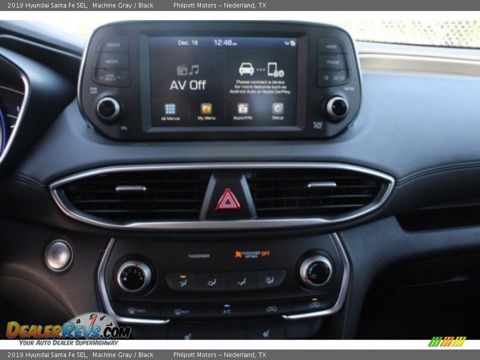 2019 Hyundai Santa Fe SEL Machine Gray / Black Photo #16