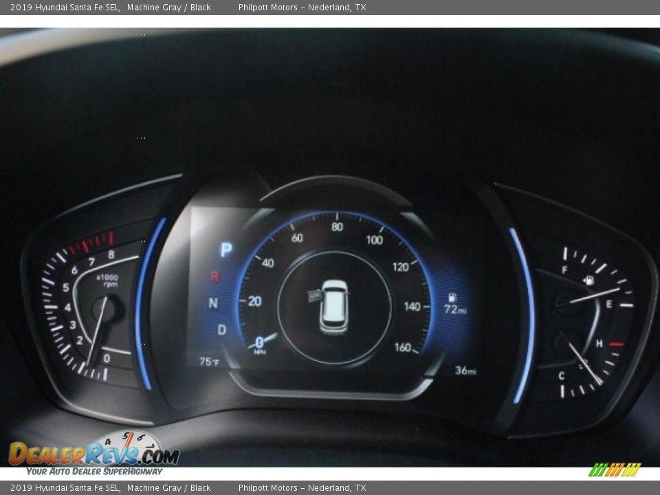 2019 Hyundai Santa Fe SEL Machine Gray / Black Photo #21