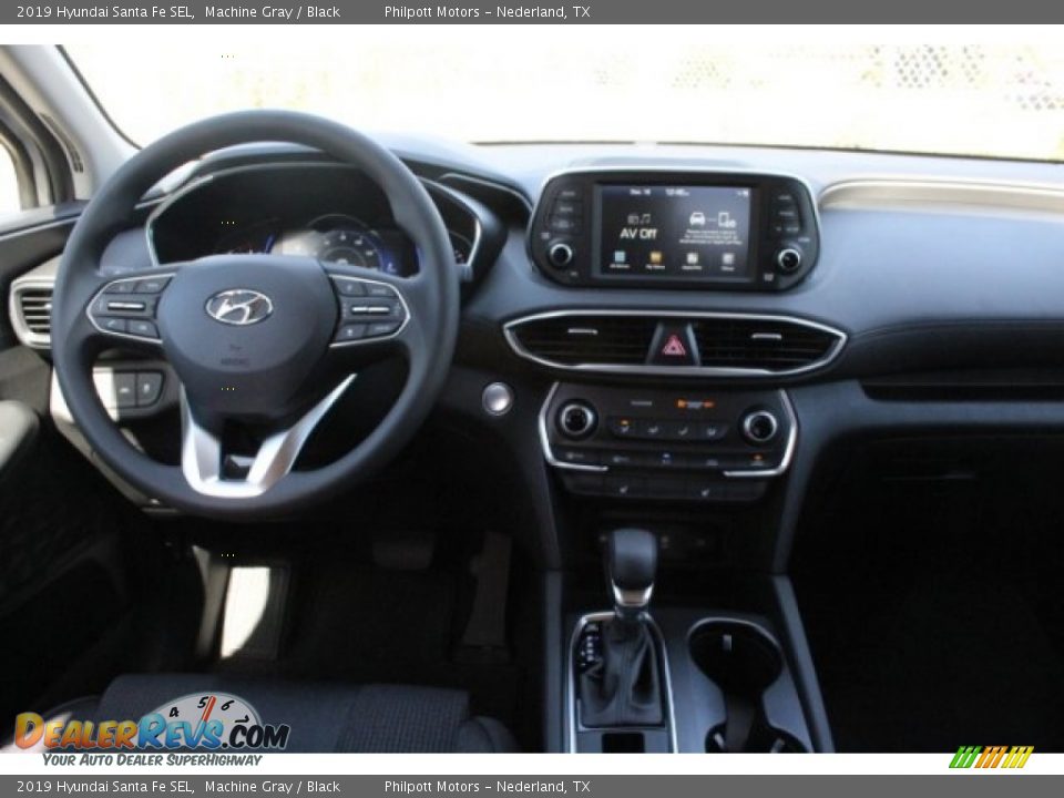 2019 Hyundai Santa Fe SEL Machine Gray / Black Photo #24