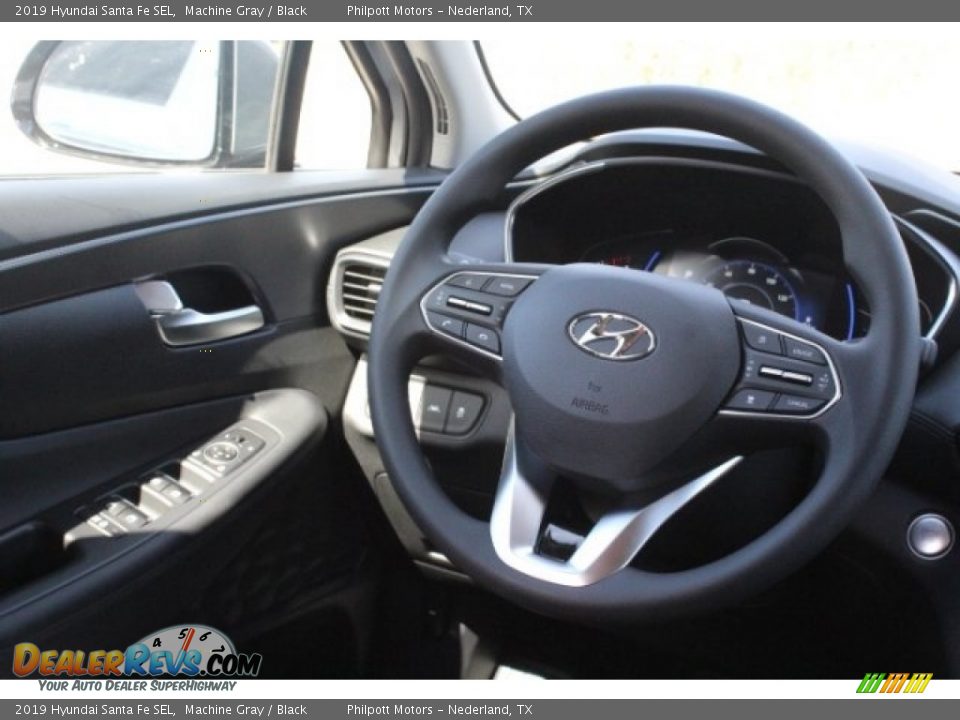 2019 Hyundai Santa Fe SEL Machine Gray / Black Photo #25