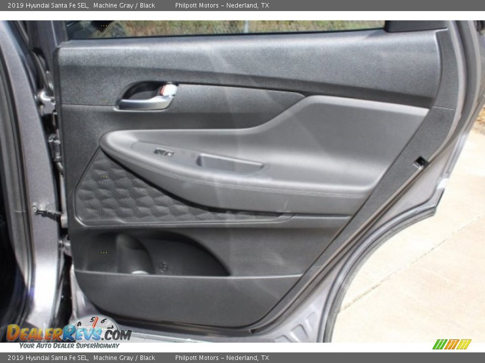 2019 Hyundai Santa Fe SEL Machine Gray / Black Photo #27