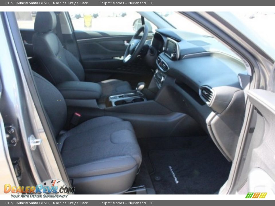 2019 Hyundai Santa Fe SEL Machine Gray / Black Photo #31