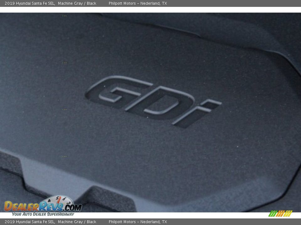 2019 Hyundai Santa Fe SEL Machine Gray / Black Photo #33
