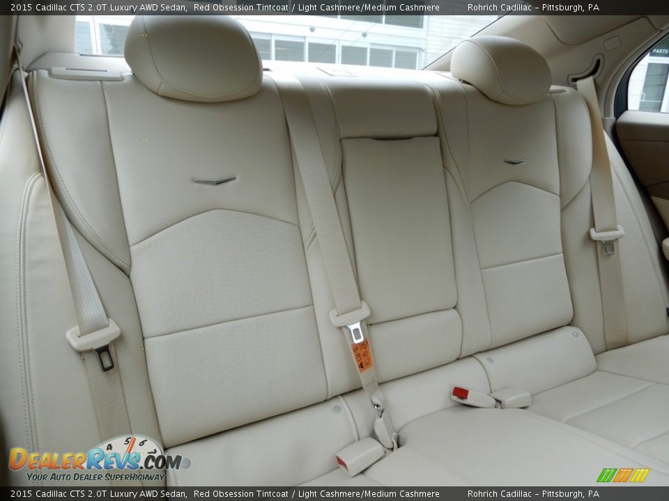 2015 Cadillac CTS 2.0T Luxury AWD Sedan Red Obsession Tintcoat / Light Cashmere/Medium Cashmere Photo #20