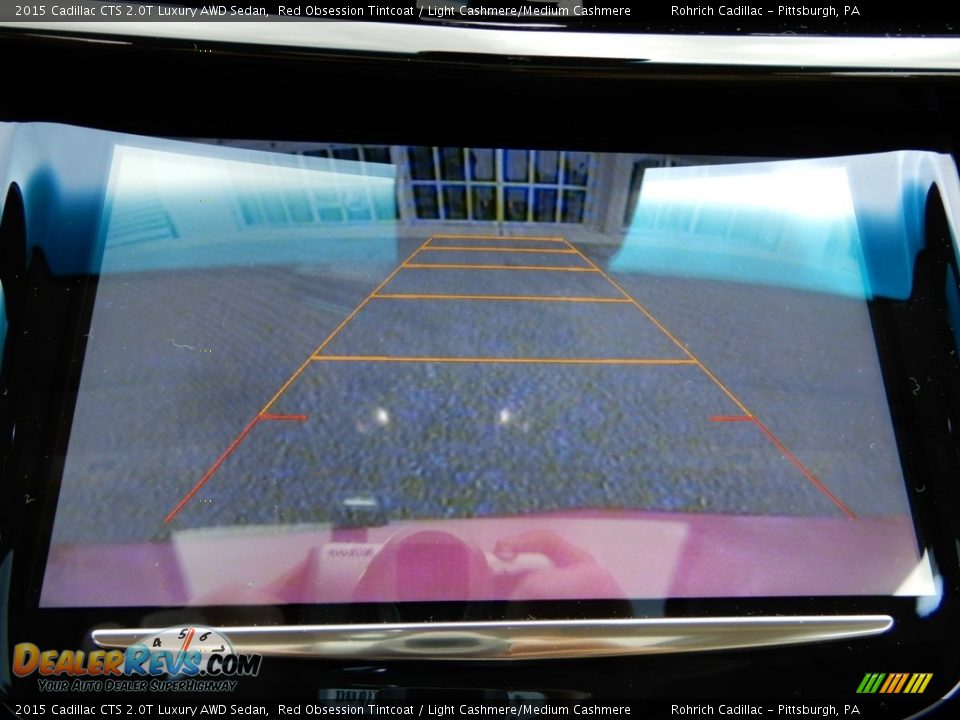 2015 Cadillac CTS 2.0T Luxury AWD Sedan Red Obsession Tintcoat / Light Cashmere/Medium Cashmere Photo #25
