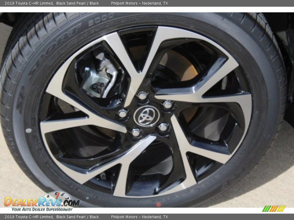 2019 Toyota C-HR Limited Black Sand Pearl / Black Photo #9