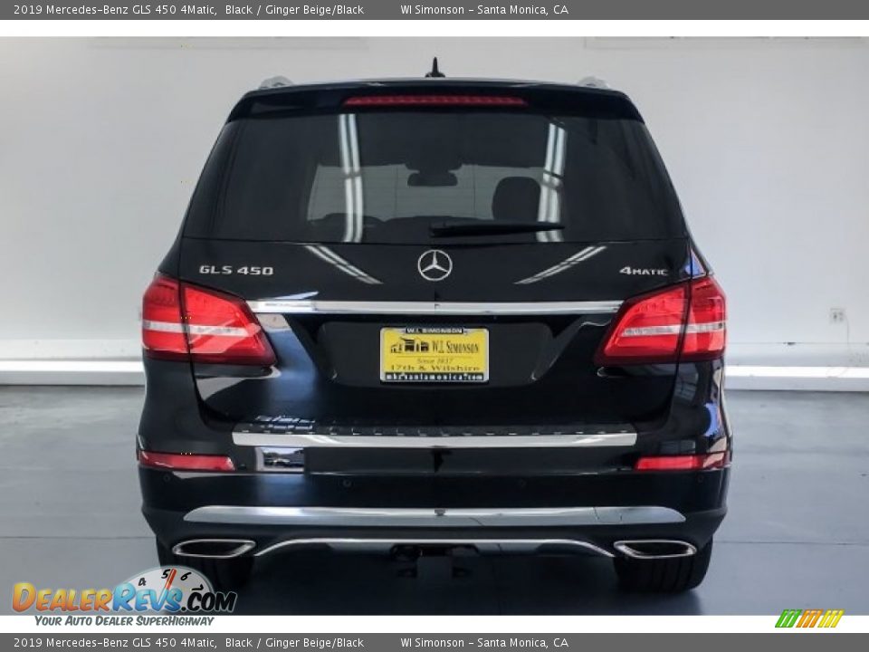 2019 Mercedes-Benz GLS 450 4Matic Black / Ginger Beige/Black Photo #3