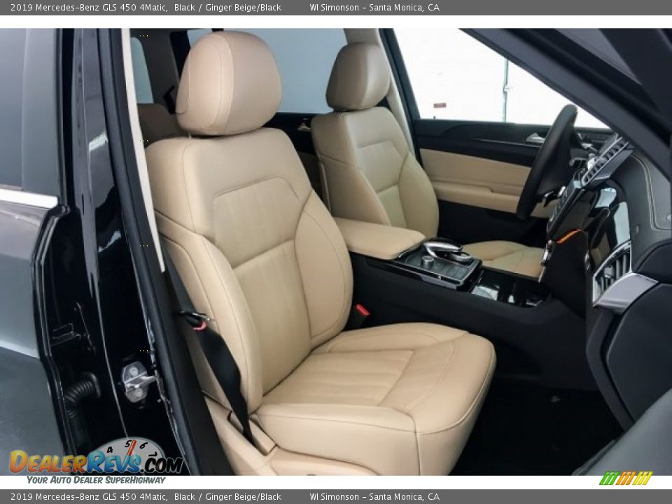 2019 Mercedes-Benz GLS 450 4Matic Black / Ginger Beige/Black Photo #5