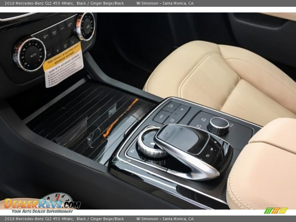 2019 Mercedes-Benz GLS 450 4Matic Black / Ginger Beige/Black Photo #7