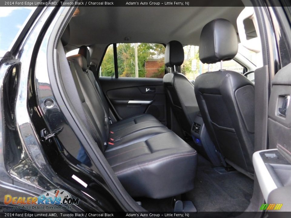 2014 Ford Edge Limited AWD Tuxedo Black / Charcoal Black Photo #35