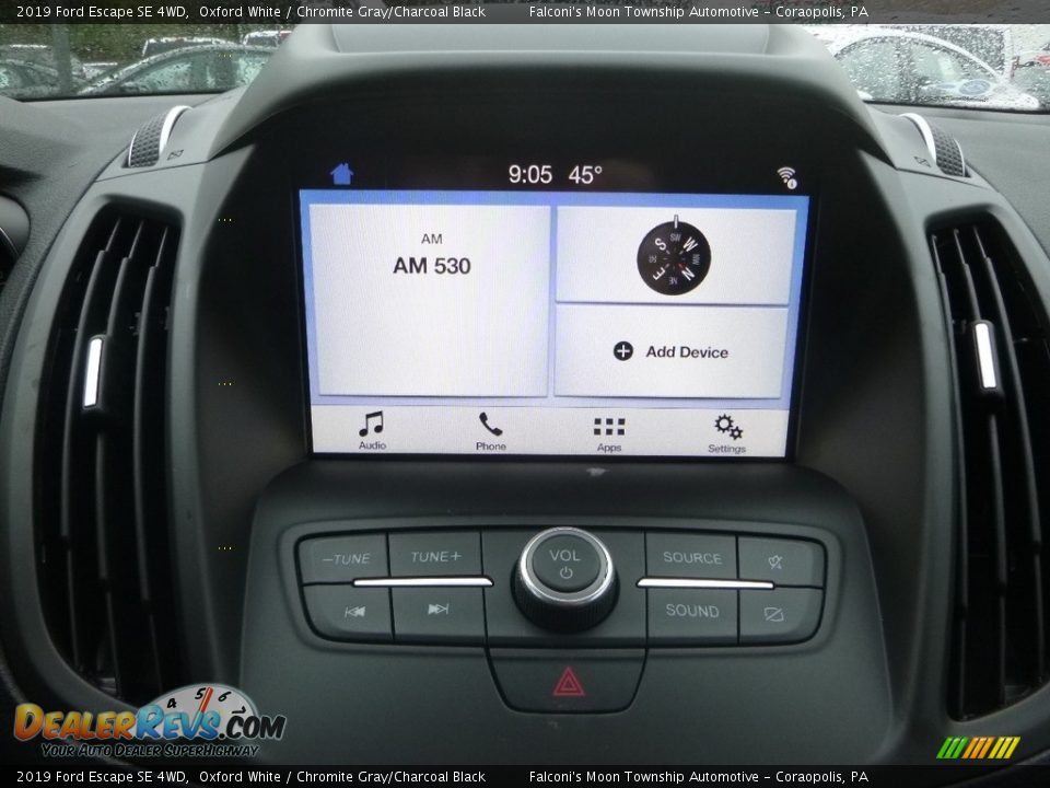 Controls of 2019 Ford Escape SE 4WD Photo #14