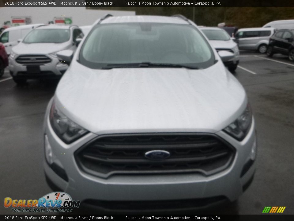 2018 Ford EcoSport SES 4WD Moondust Silver / Ebony Black Photo #4