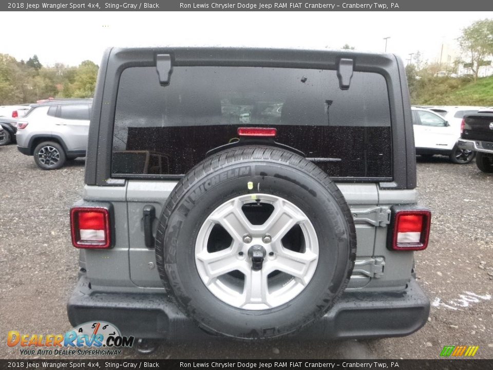 2018 Jeep Wrangler Sport 4x4 Sting-Gray / Black Photo #4