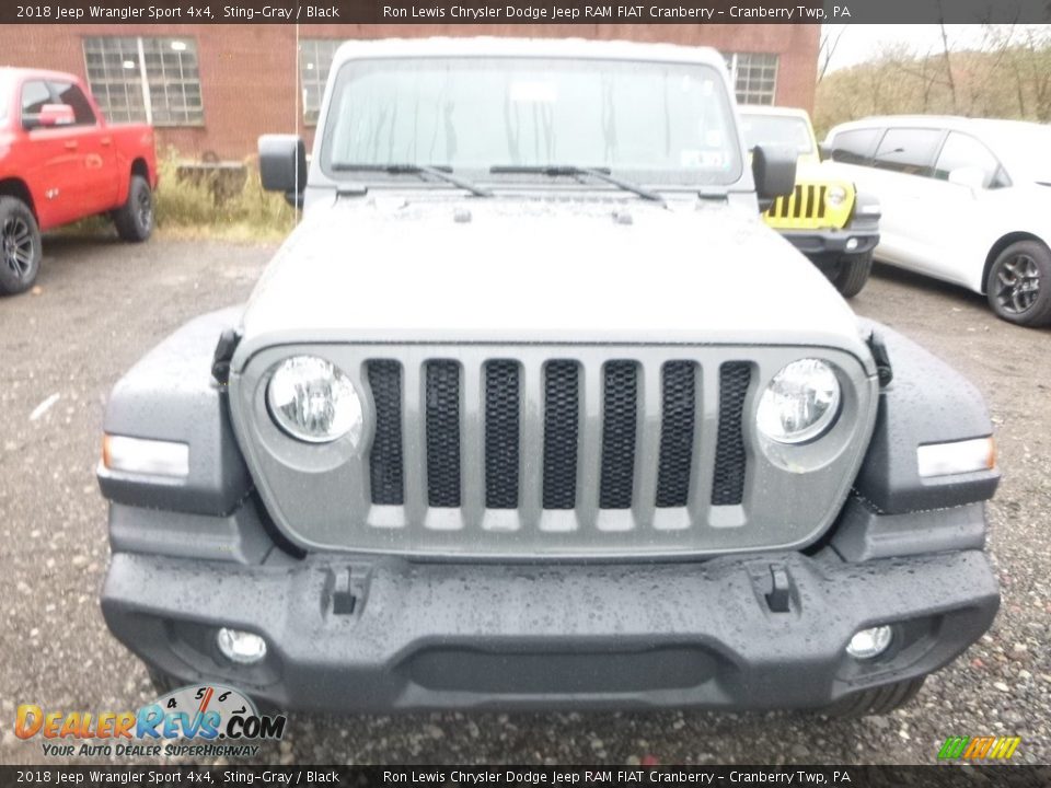 2018 Jeep Wrangler Sport 4x4 Sting-Gray / Black Photo #8