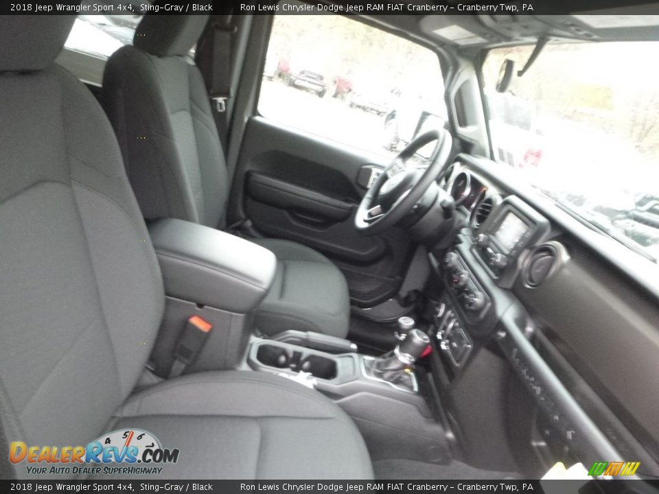 2018 Jeep Wrangler Sport 4x4 Sting-Gray / Black Photo #10