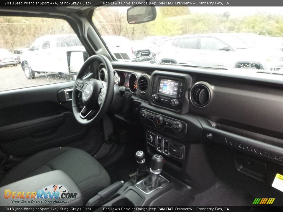 2018 Jeep Wrangler Sport 4x4 Sting-Gray / Black Photo #11