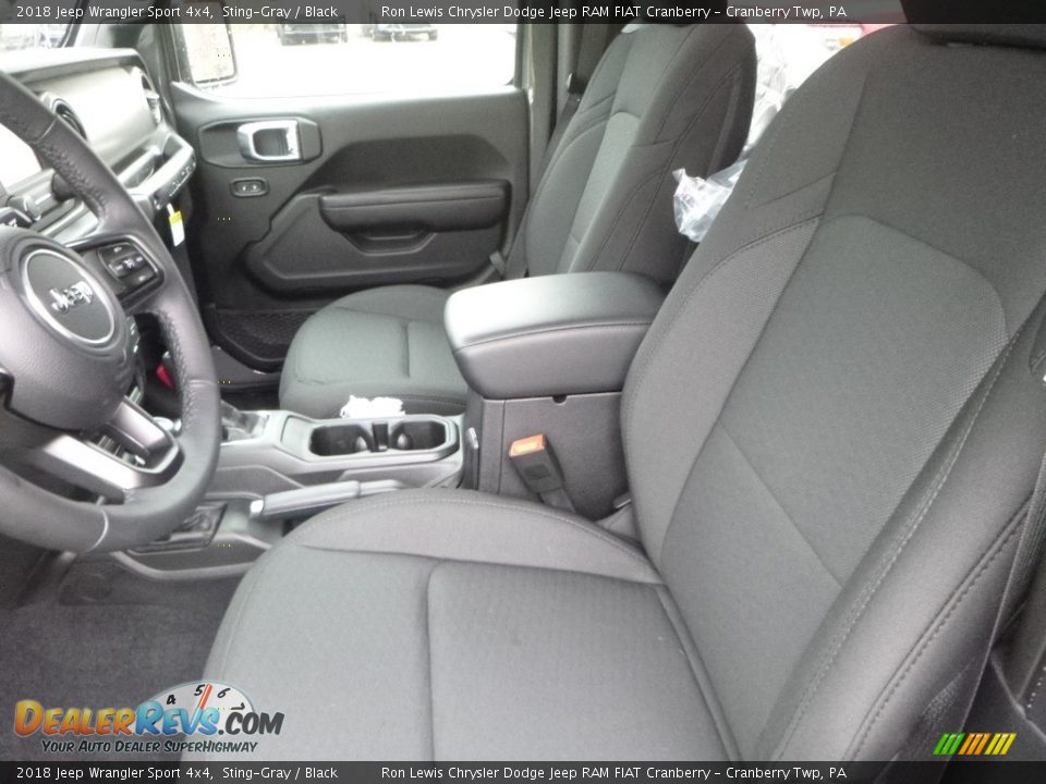 2018 Jeep Wrangler Sport 4x4 Sting-Gray / Black Photo #14