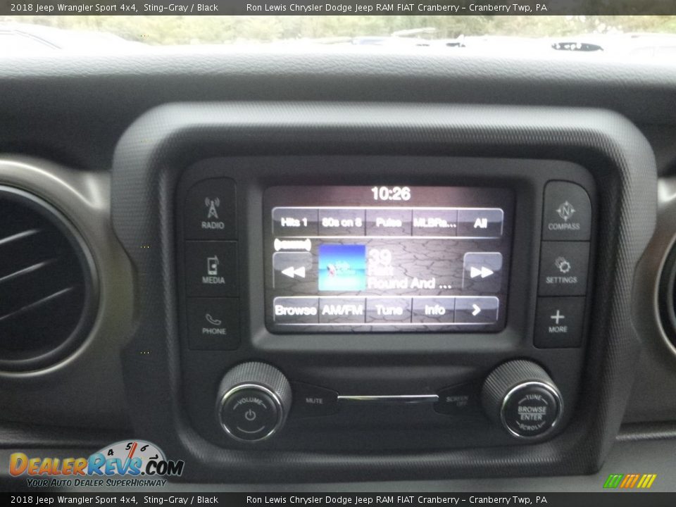 2018 Jeep Wrangler Sport 4x4 Sting-Gray / Black Photo #17