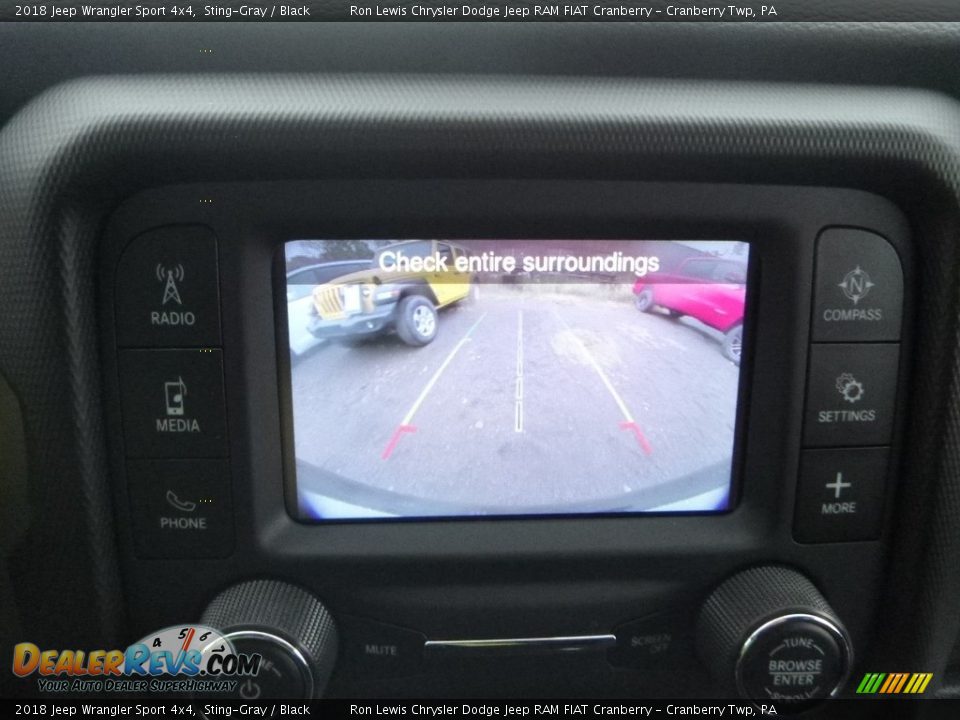 2018 Jeep Wrangler Sport 4x4 Sting-Gray / Black Photo #18