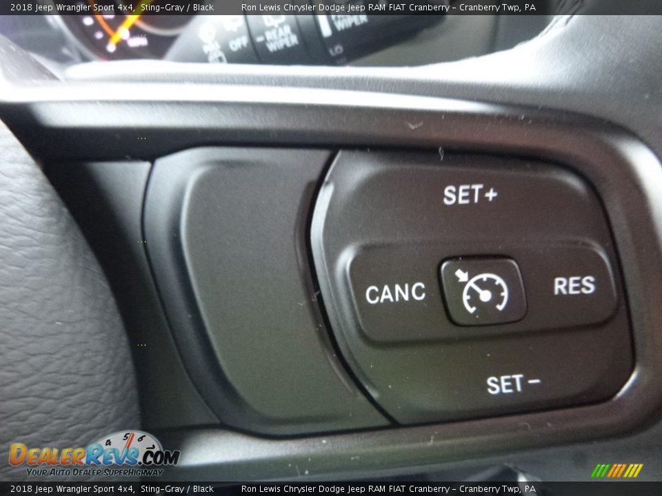 2018 Jeep Wrangler Sport 4x4 Sting-Gray / Black Photo #20