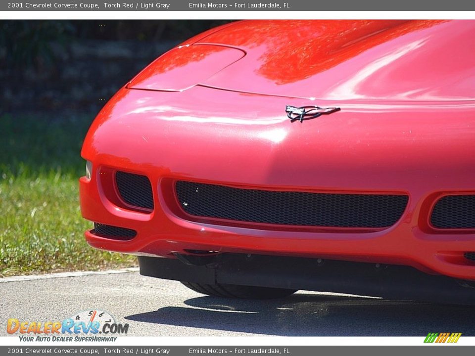 2001 Chevrolet Corvette Coupe Torch Red / Light Gray Photo #20