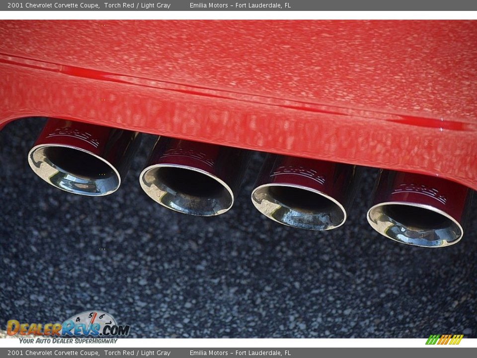 2001 Chevrolet Corvette Coupe Torch Red / Light Gray Photo #38
