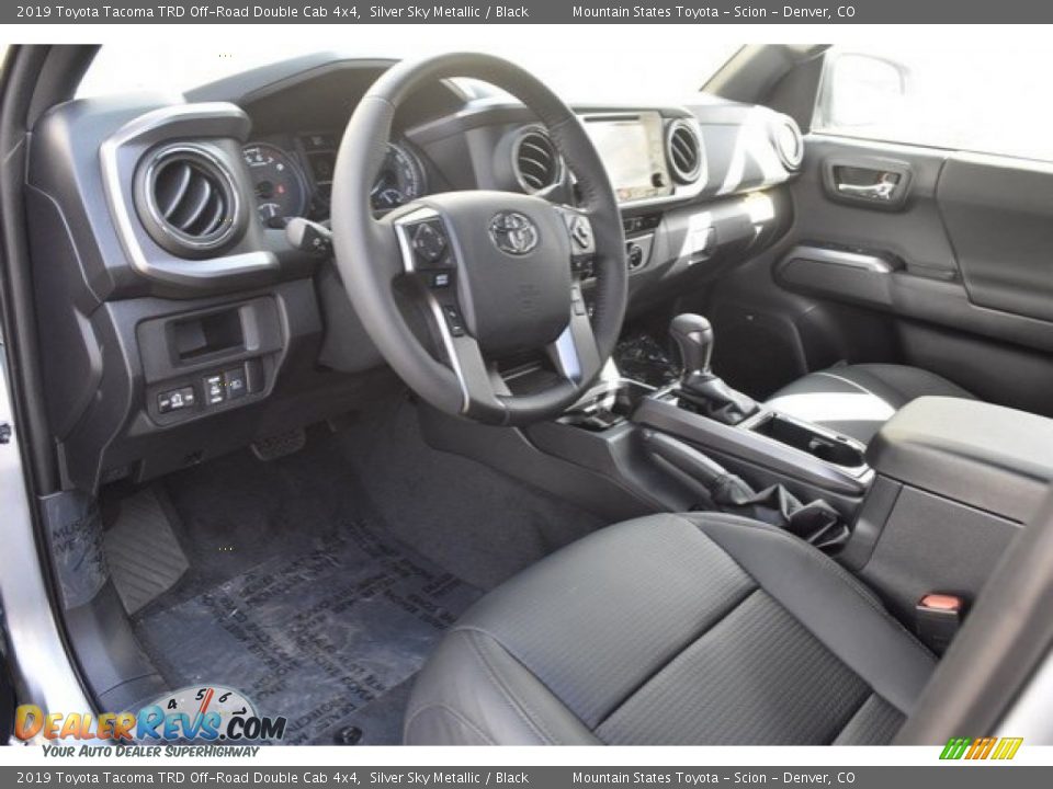 Black Interior - 2019 Toyota Tacoma TRD Off-Road Double Cab 4x4 Photo #5