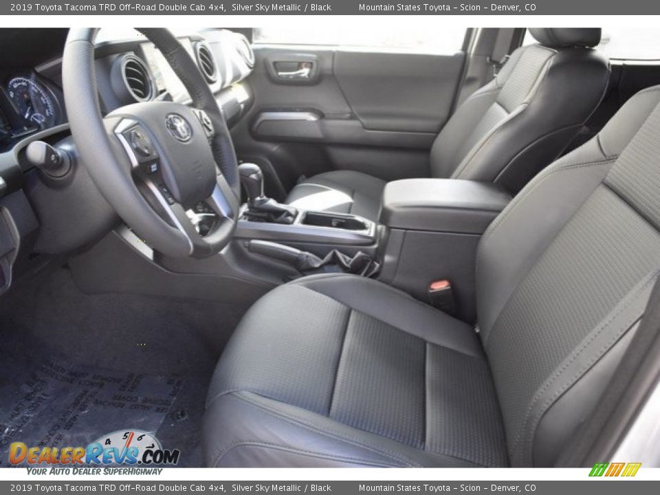 Front Seat of 2019 Toyota Tacoma TRD Off-Road Double Cab 4x4 Photo #6