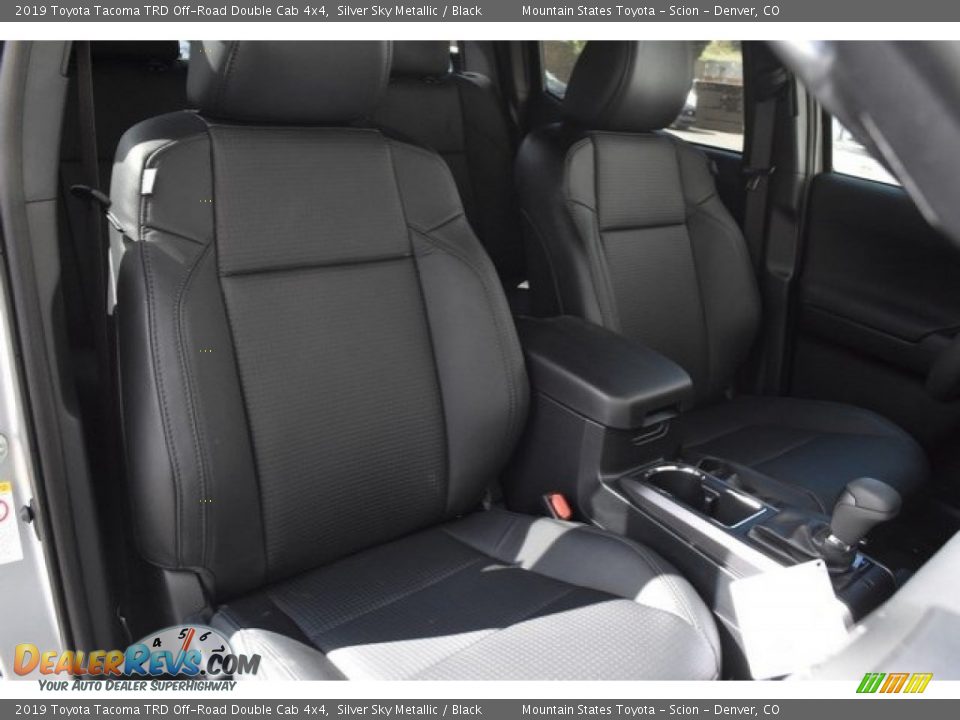 2019 Toyota Tacoma TRD Off-Road Double Cab 4x4 Silver Sky Metallic / Black Photo #13