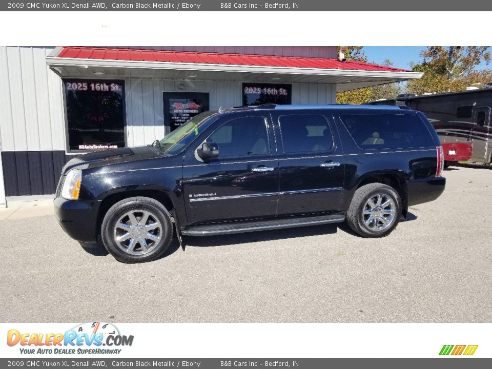 2009 GMC Yukon XL Denali AWD Carbon Black Metallic / Ebony Photo #1
