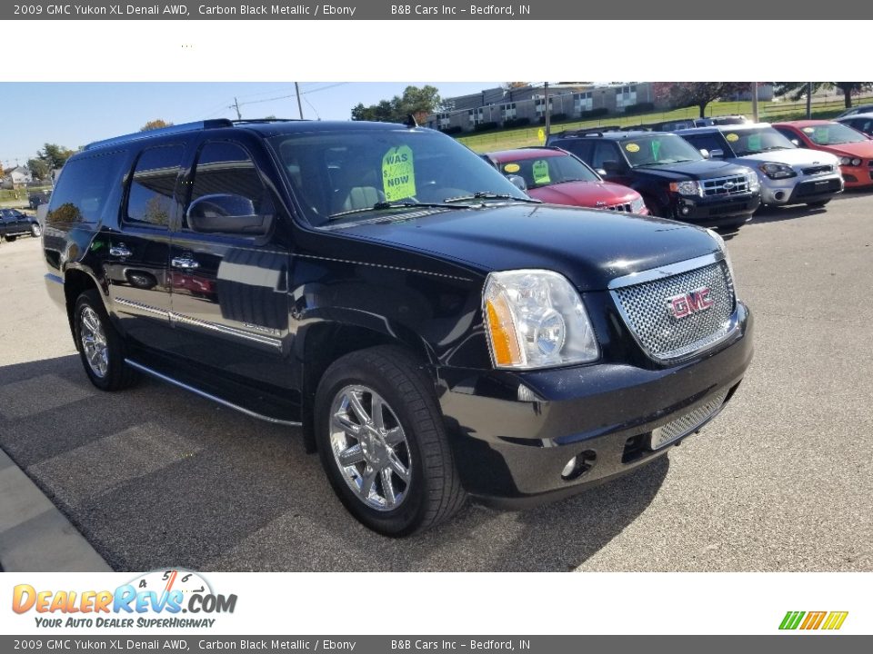 2009 GMC Yukon XL Denali AWD Carbon Black Metallic / Ebony Photo #7