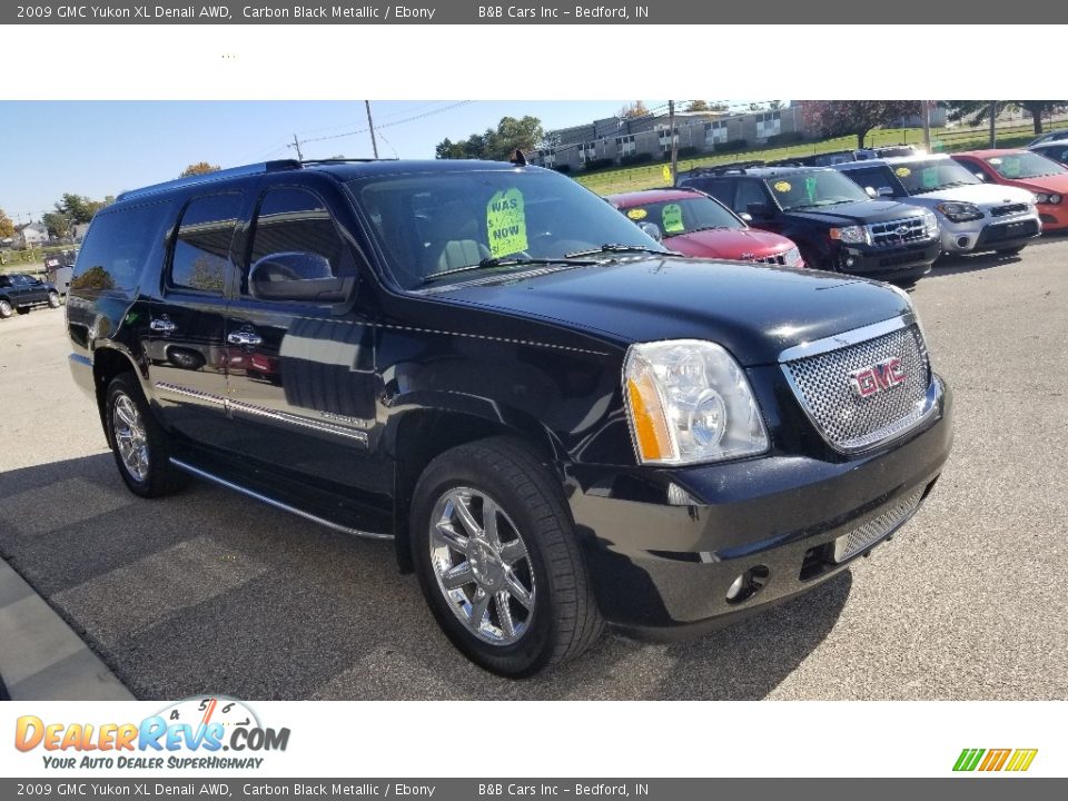 2009 GMC Yukon XL Denali AWD Carbon Black Metallic / Ebony Photo #8