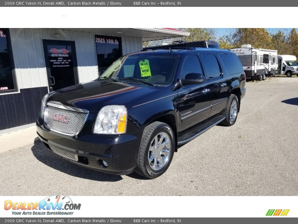 2009 GMC Yukon XL Denali AWD Carbon Black Metallic / Ebony Photo #10