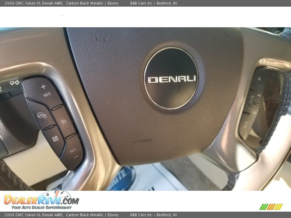 2009 GMC Yukon XL Denali AWD Carbon Black Metallic / Ebony Photo #13