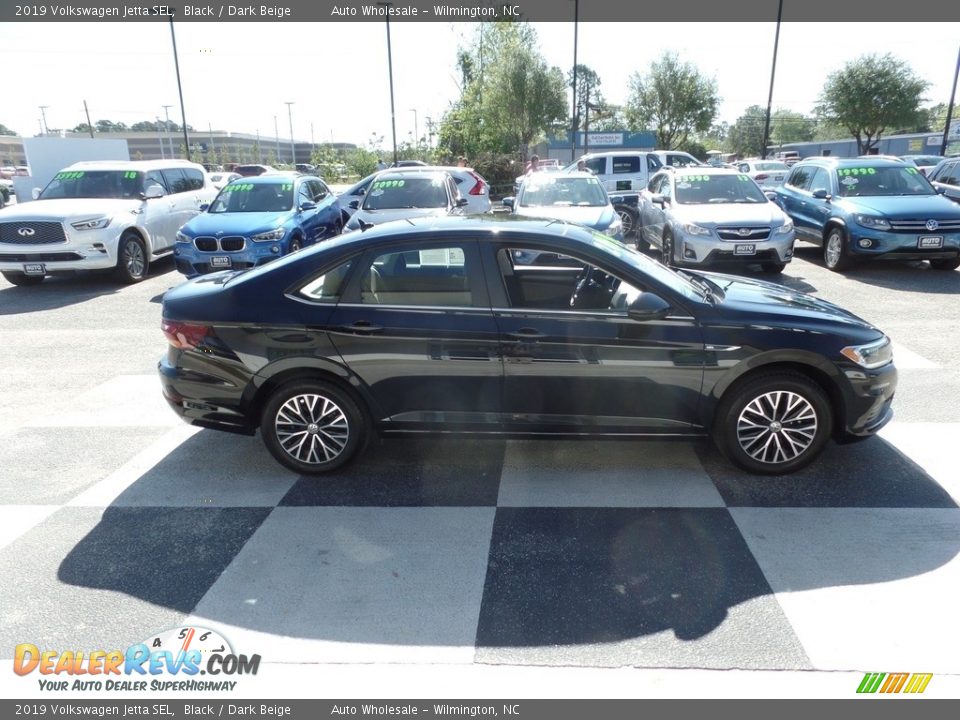 2019 Volkswagen Jetta SEL Black / Dark Beige Photo #3