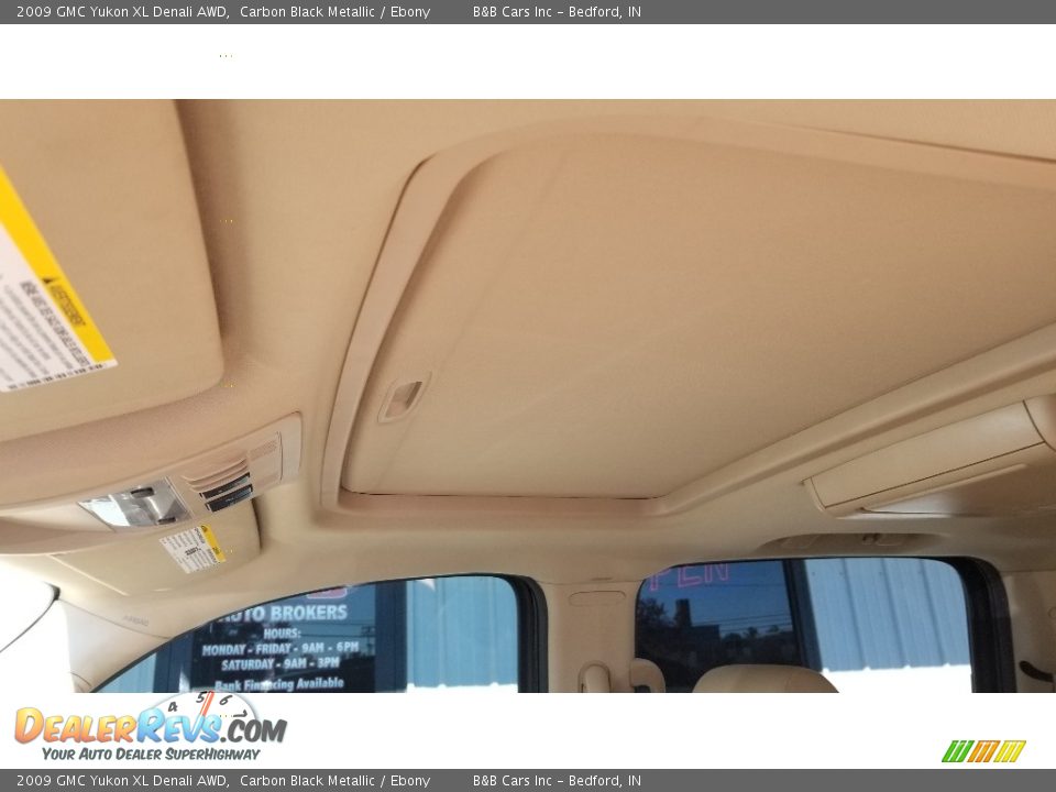 2009 GMC Yukon XL Denali AWD Carbon Black Metallic / Ebony Photo #16
