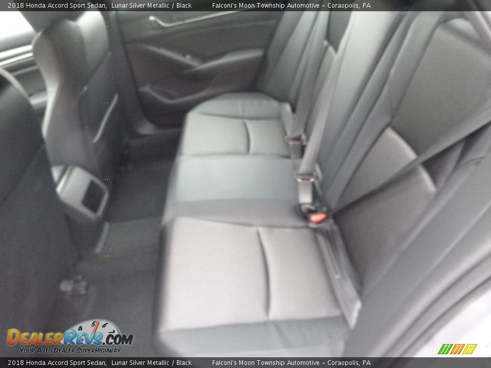 2018 Honda Accord Sport Sedan Lunar Silver Metallic / Black Photo #9
