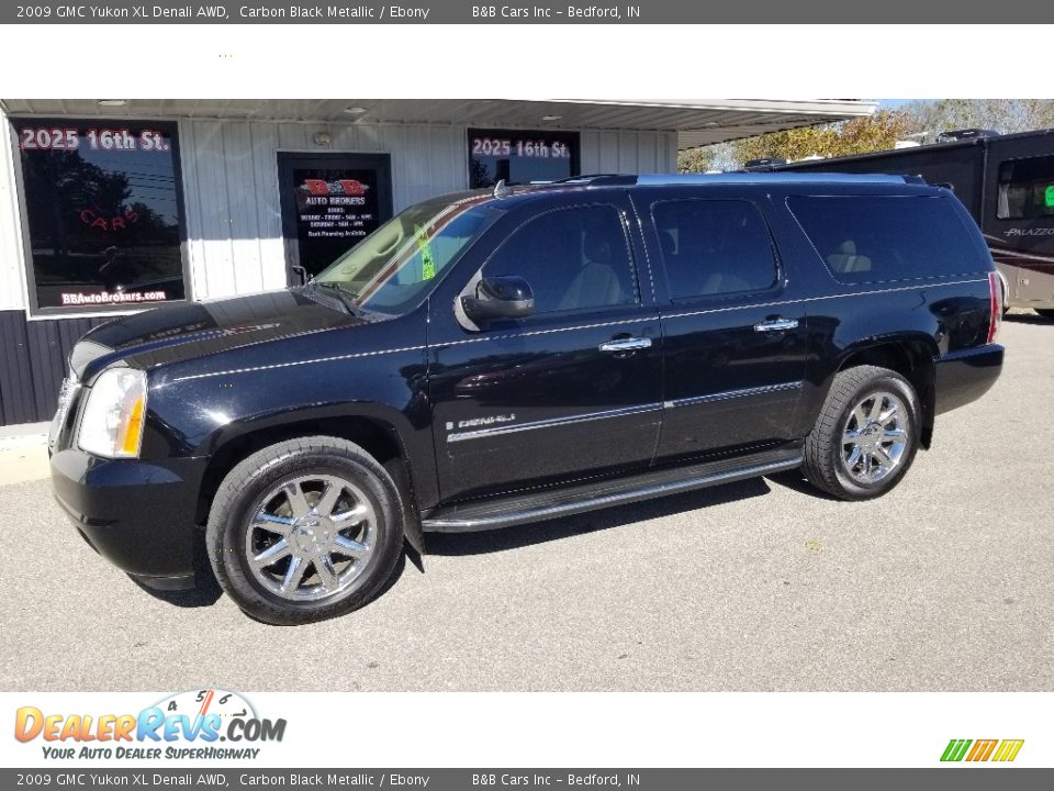 2009 GMC Yukon XL Denali AWD Carbon Black Metallic / Ebony Photo #27
