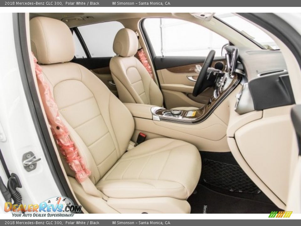 2018 Mercedes-Benz GLC 300 Polar White / Black Photo #2