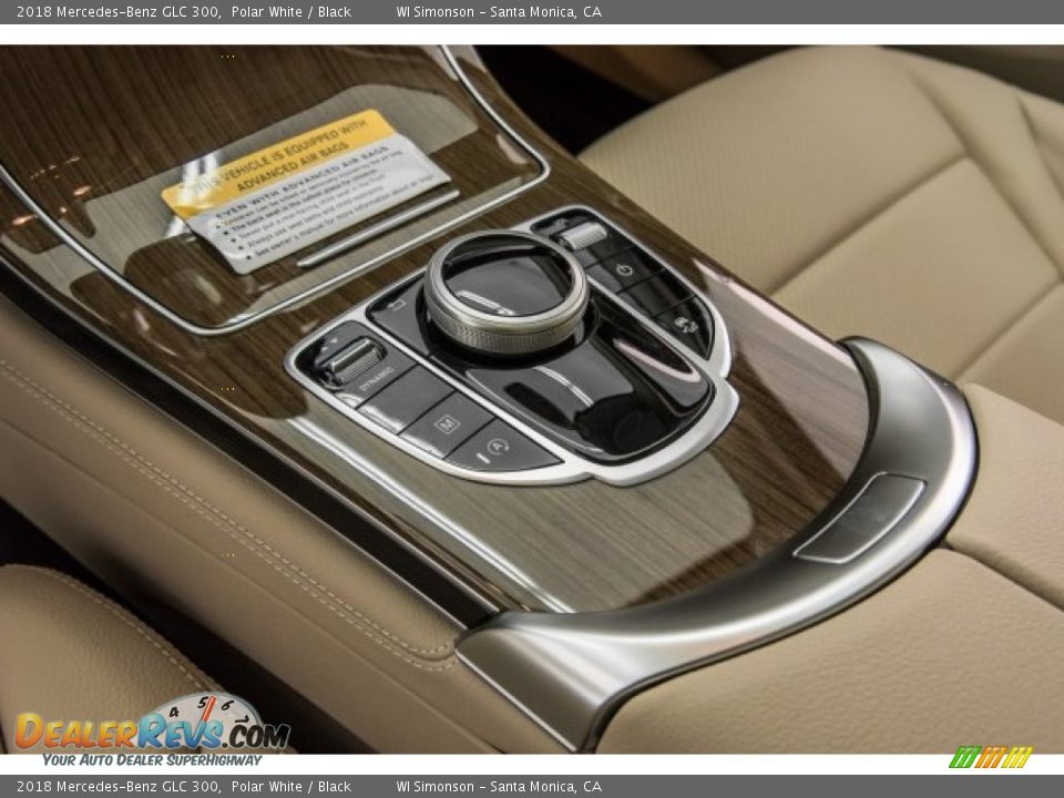 2018 Mercedes-Benz GLC 300 Polar White / Black Photo #7
