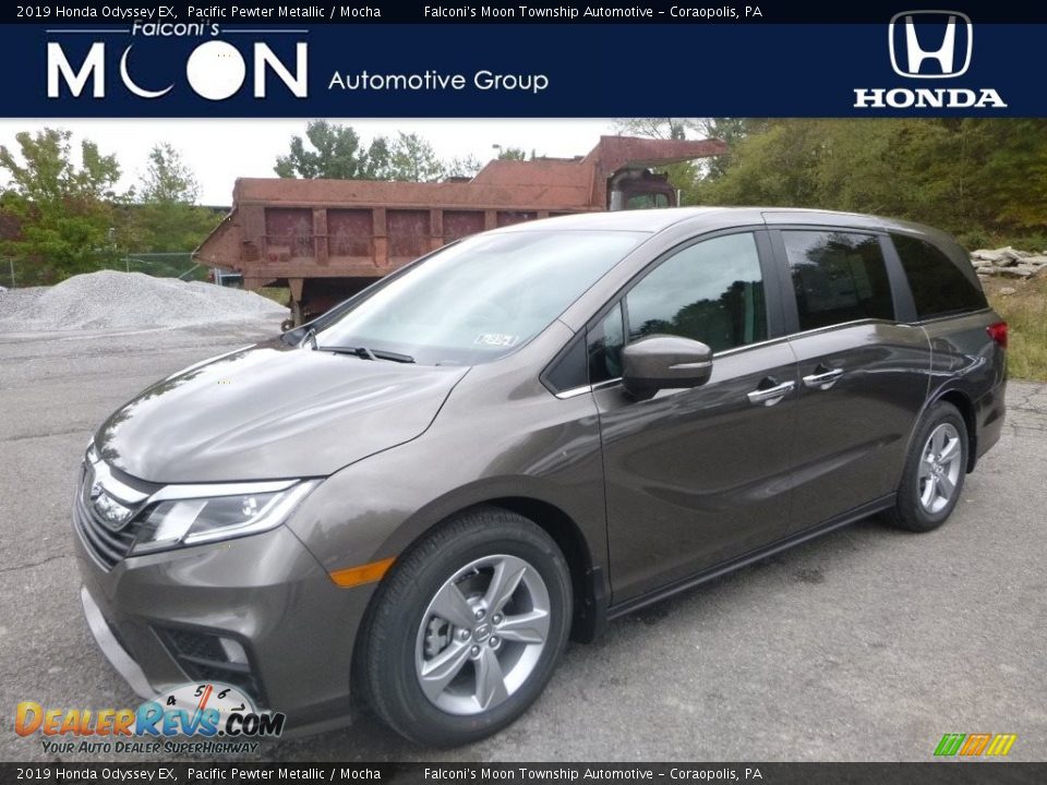 2019 Honda Odyssey EX Pacific Pewter Metallic / Mocha Photo #1