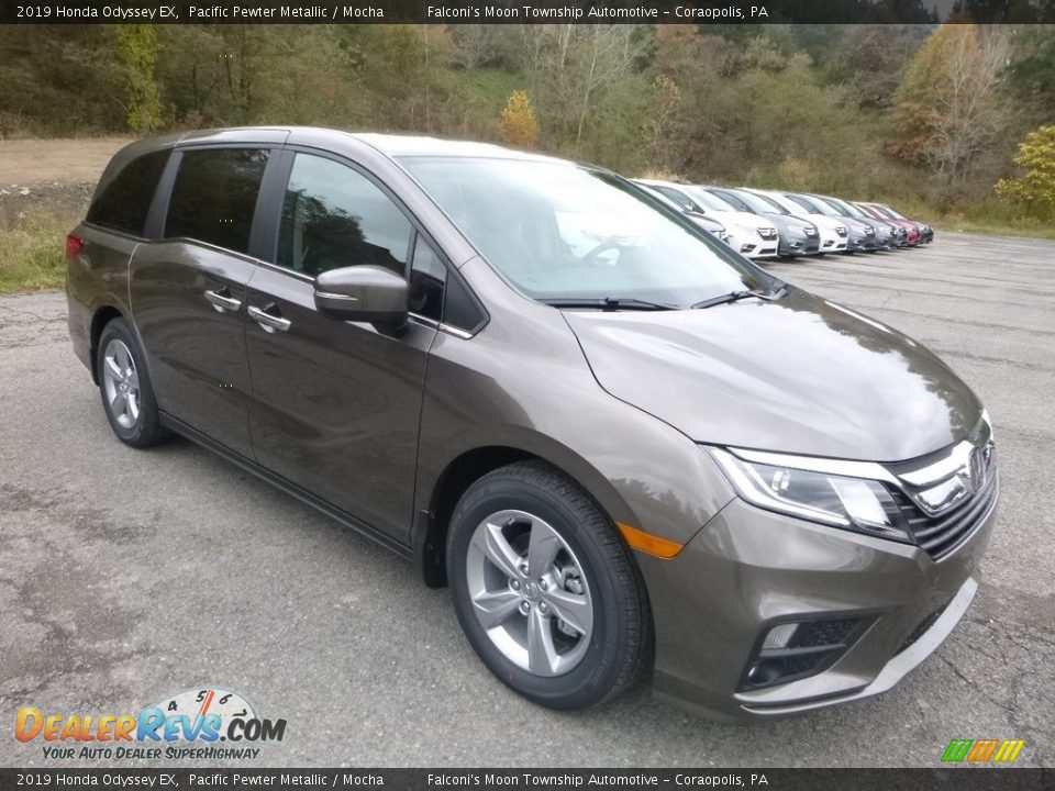 2019 Honda Odyssey EX Pacific Pewter Metallic / Mocha Photo #5