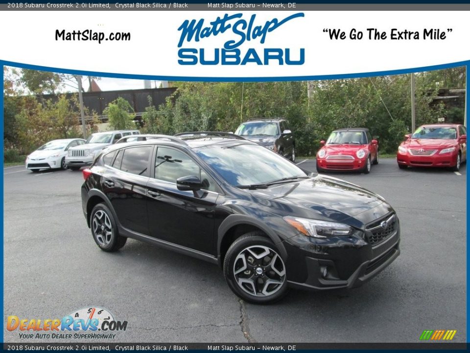 2018 Subaru Crosstrek 2.0i Limited Crystal Black Silica / Black Photo #1