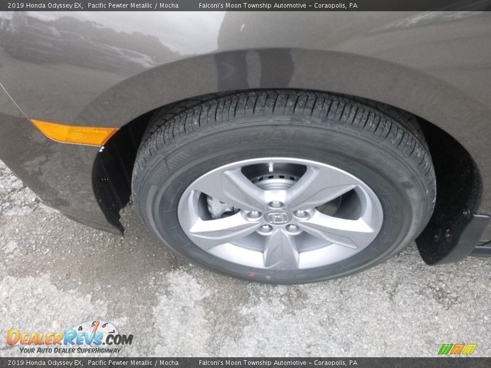 2019 Honda Odyssey EX Pacific Pewter Metallic / Mocha Photo #7